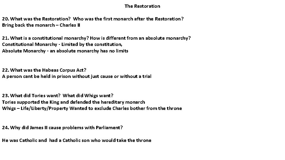 Age of Absolutism Revolutions Test Review 1 How