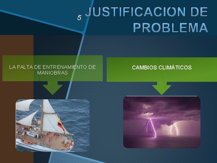 5 LA FALTA DE ENTRENAMIENTO DE MANIOBRAS CAMBIOS CLIMÁTICOS 