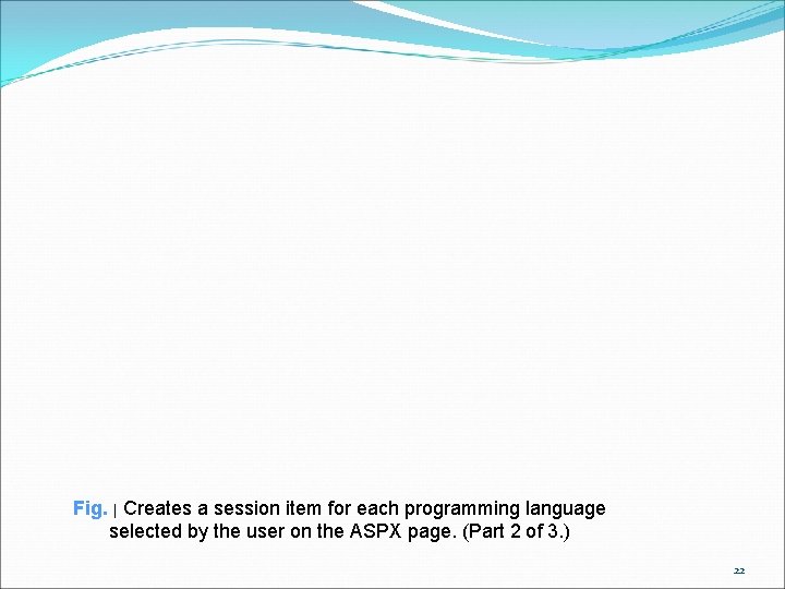 Fig. | Creates a session item for each programming language selected by the user