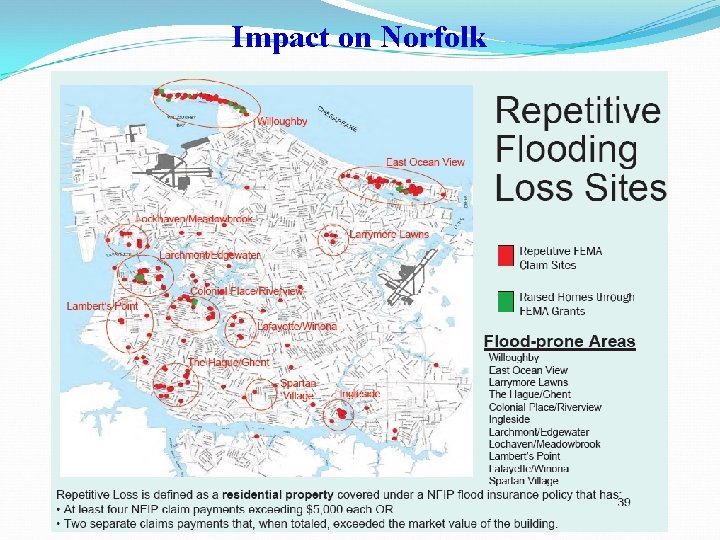 Impact on Norfolk 
