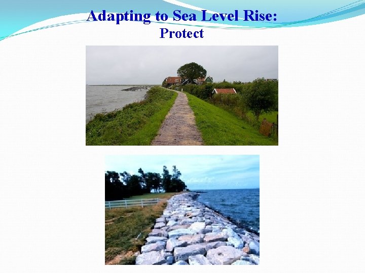 Adapting to Sea Level Rise: Protect 