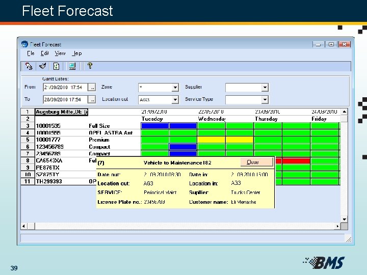 Fleet Forecast 39 