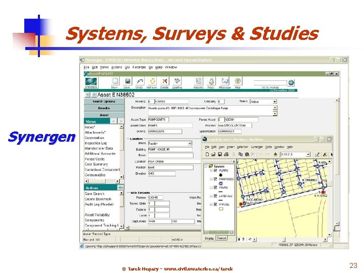 Systems, Surveys & Studies Synergen 4 © Tarek Hegazy – www. civil. uwaterloo. ca/tarek