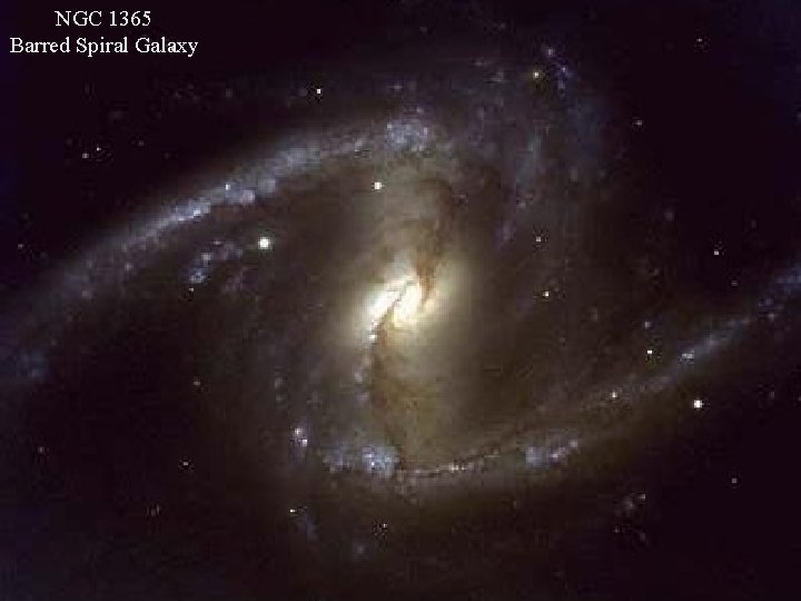 NGC 1365 Barred Spiral Galaxy 