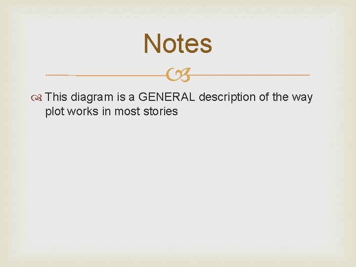 Notes This diagram is a GENERAL description of the way plot works in most Notes This diagram is a GENERAL description of the way plot works in most