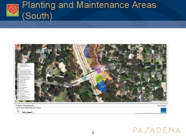 Planting and Maintenance Areas (South) 8 