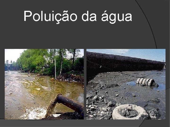 Poluição da água 