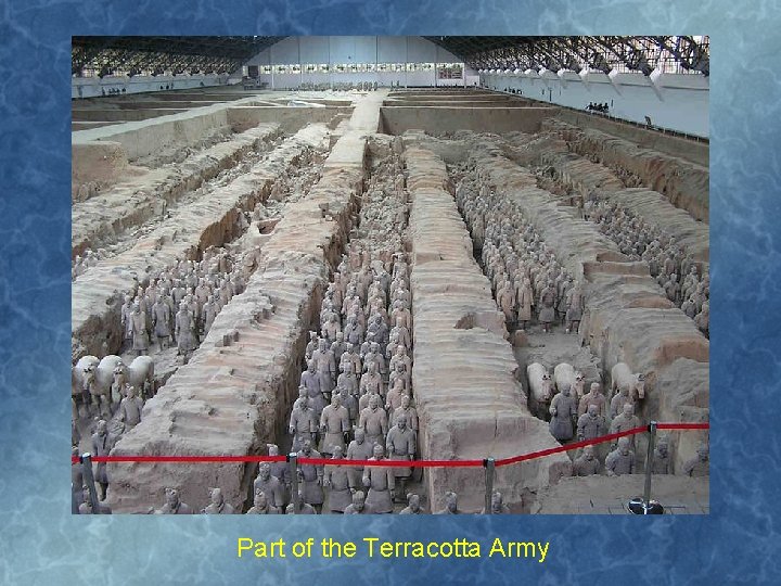 Part of the Terracotta Army 