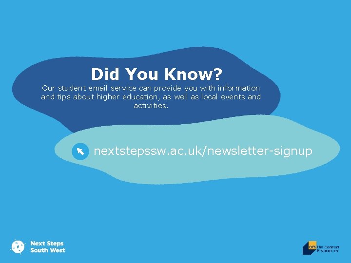 Did You Know? Our student email service can provide you with information and tips