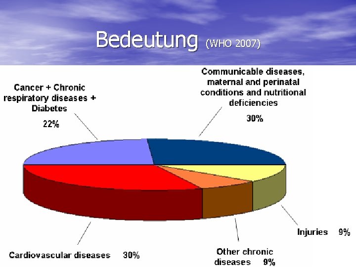 Bedeutung (WHO 2007) 