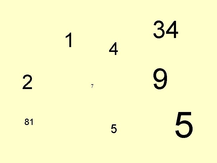 1 2 81 4 34 9 7 5 5 