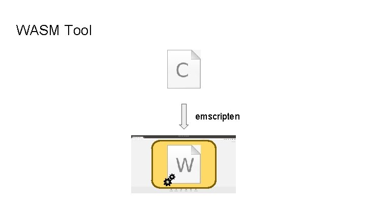 WASM Tool emscripten 