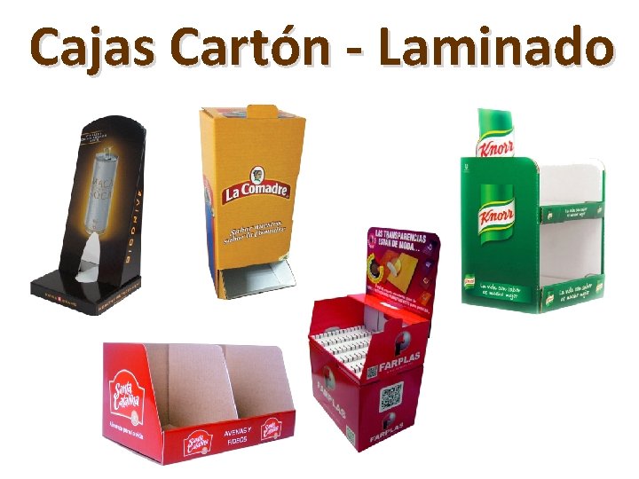 Cajas Cartón - Laminado 