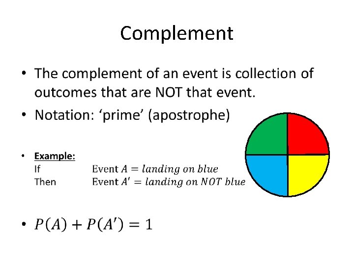 Complement • 