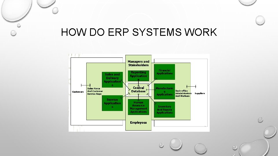 HOW DO ERP SYSTEMS WORK HOW DO ERP SYSTEMS WORK