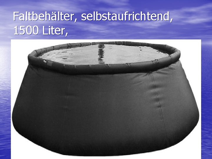 Faltbehälter, selbstaufrichtend, 1500 Liter, 