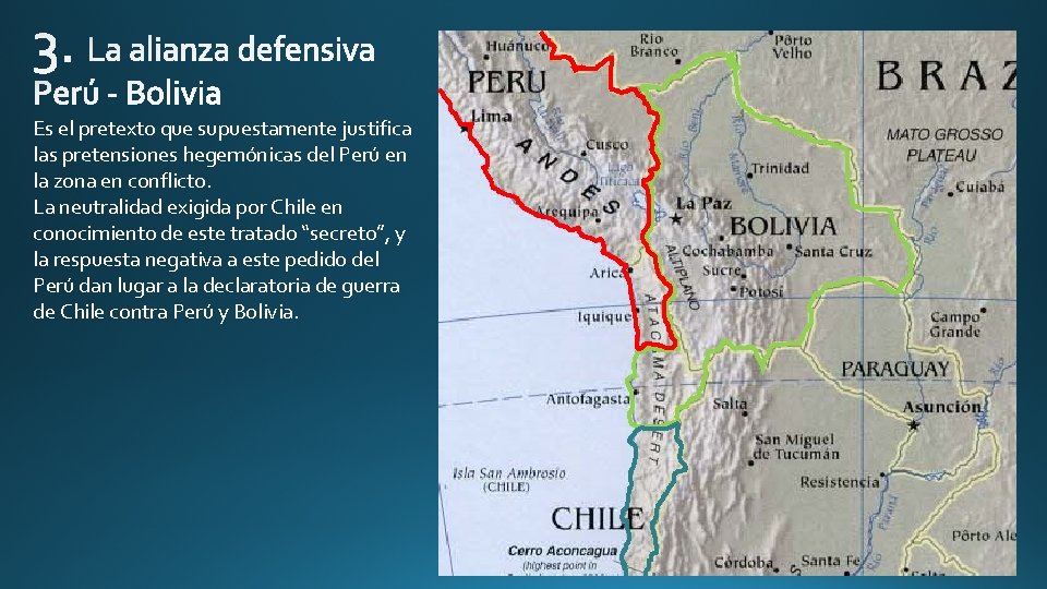 Es el pretexto que supuestamente justifica las pretensiones hegemónicas del Perú en la zona