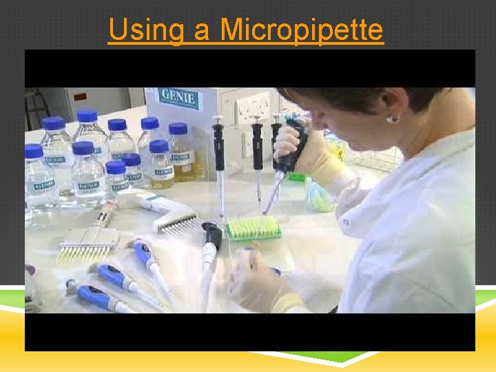 Using a Micropipette 