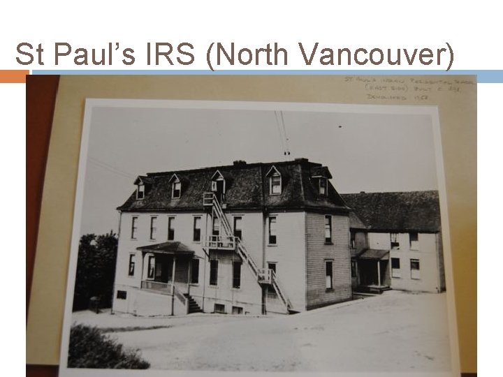 St Paul’s IRS (North Vancouver) 