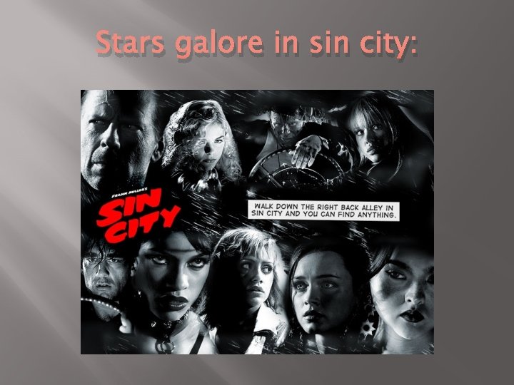 POSTMODERNISM IN FILM SIN CITY BY CIARAN KEOGH