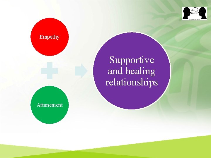 Empathy Supportive and healing relationships Attunement 