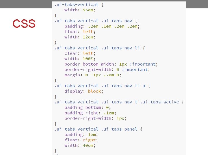 CSS 