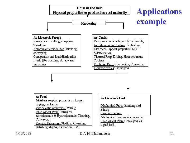 Corn in the field Physical properties to predict harvest maturity Harvesting As Livestock Forage