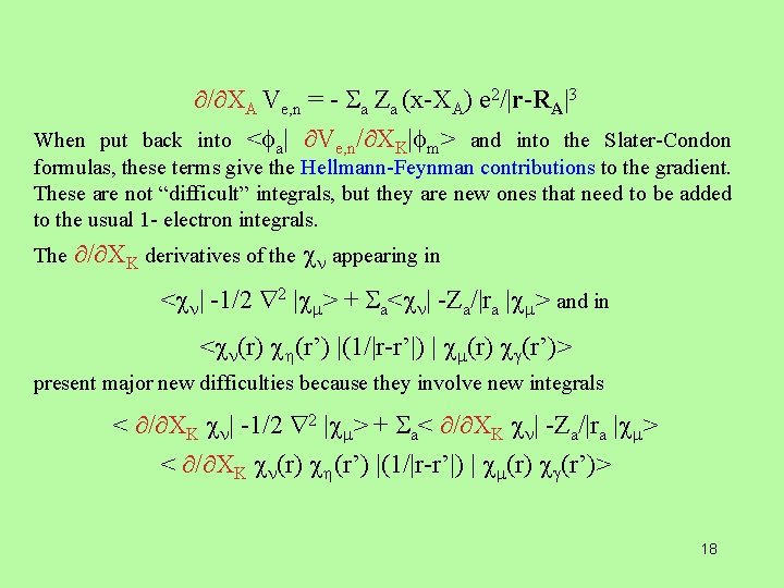  / XA Ve, n = - a Za (x-XA) e 2/|r-RA|3 When put