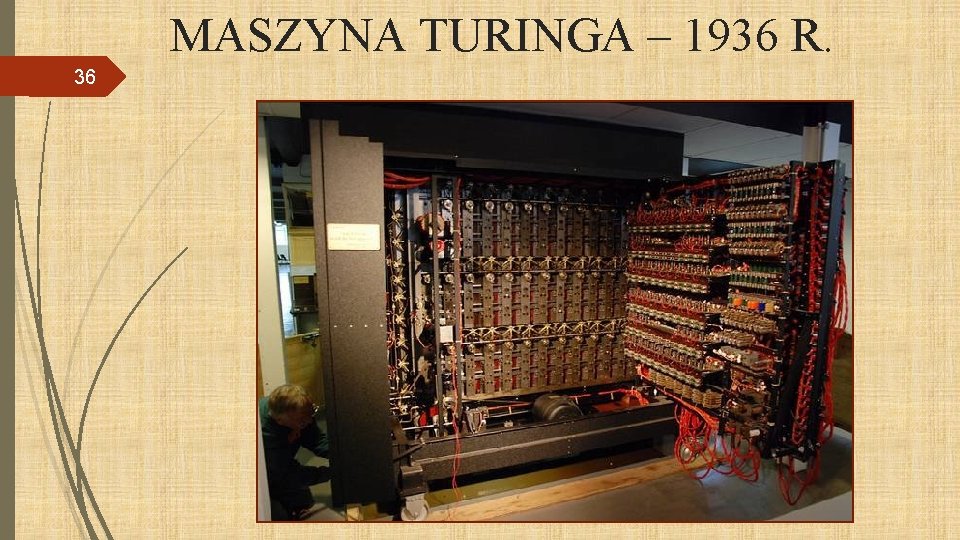 MASZYNA TURINGA – 1936 R. 36 