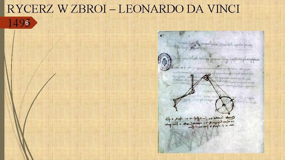 RYCERZ W ZBROI – LEONARDO DA VINCI 14956 