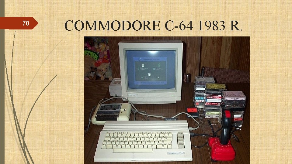 70 COMMODORE C-64 1983 R. 