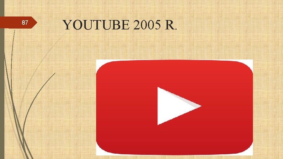 87 YOUTUBE 2005 R. 