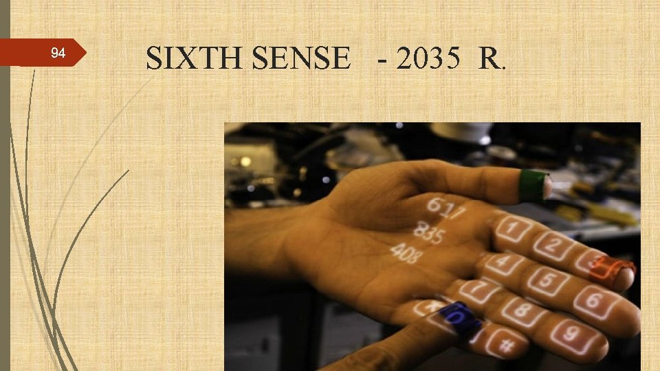 94 SIXTH SENSE - 2035 R. 