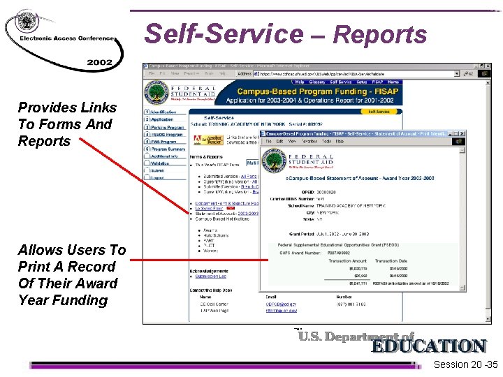 Self-Service – Reports Provides Links To Forms And Reports Allows Users To Print A Self-Service – Reports Provides Links To Forms And Reports Allows Users To Print A