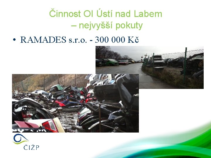 Činnost OI Ústí nad Labem – nejvyšší pokuty • RAMADES s. r. o. -