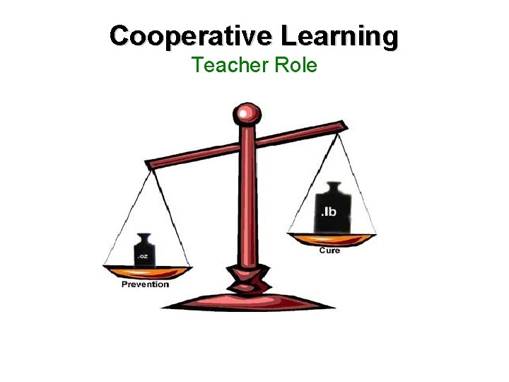 Cooperative Learning Teacher Role 
