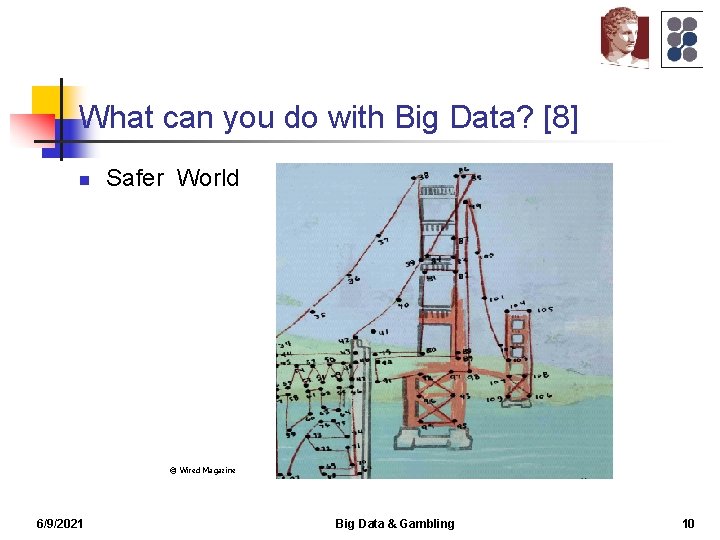 What can you do with Big Data? [8] n Safer World © Wired Magazine