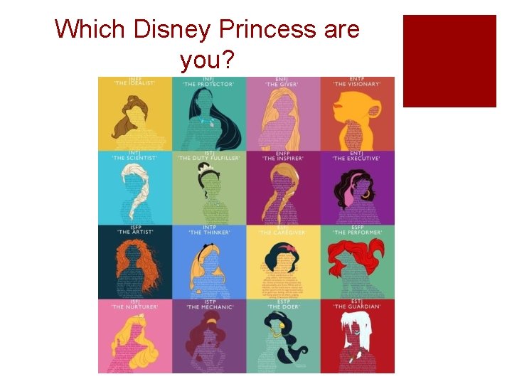 Which Disney Princess are you? 