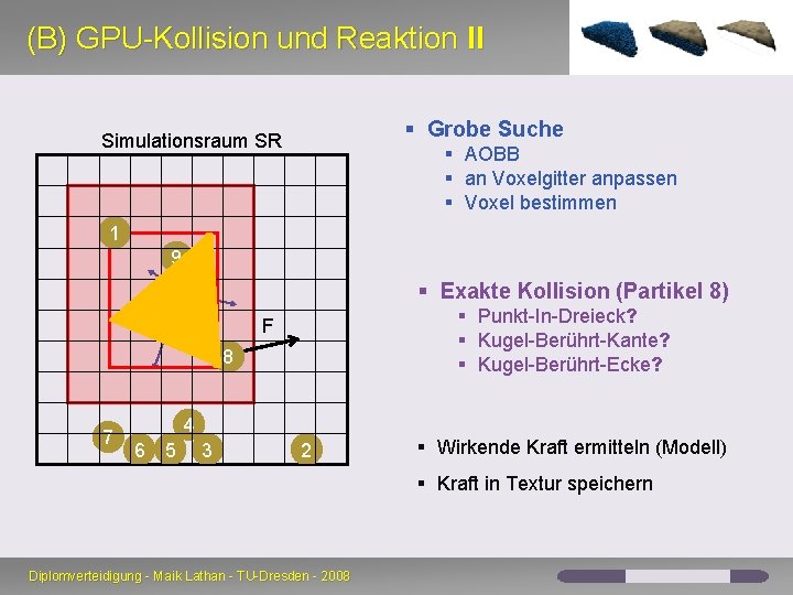 (B) GPU-Kollision und Reaktion II § Grobe Suche Simulationsraum SR § AOBB § an (B) GPU-Kollision und Reaktion II § Grobe Suche Simulationsraum SR § AOBB § an