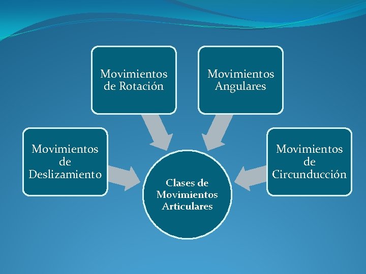 Movimientos de Rotación Movimientos de Deslizamiento Movimientos Angulares Clases de Movimientos Articulares Movimientos de