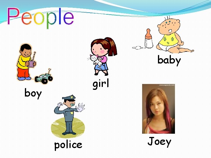 baby girl boy police Joey 