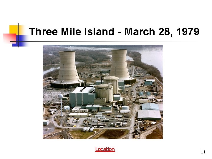 Three Mile Island - March 28, 1979 Location 11 