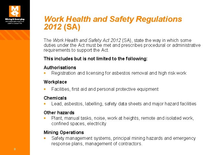 Work Health and Safety Responsibilities April 2017 The