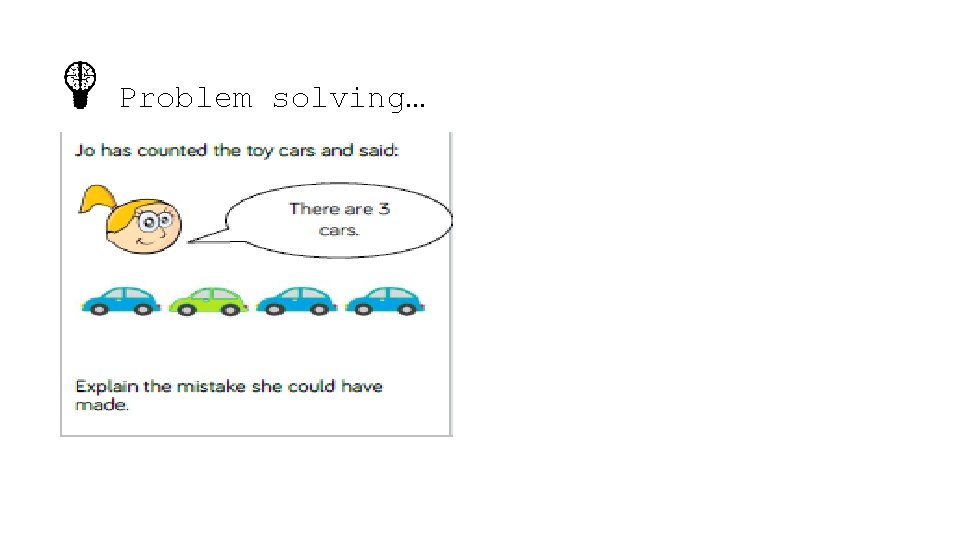 Problem solving… 