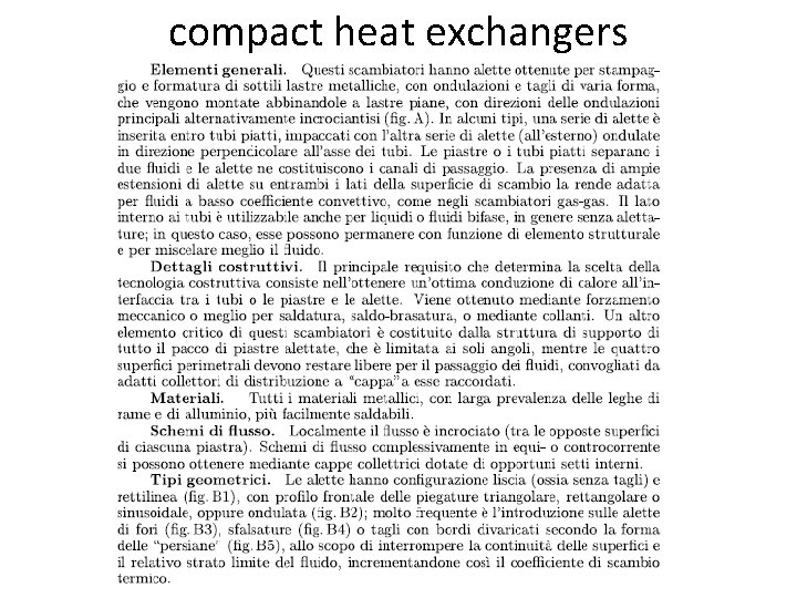 compact heat exchangers 