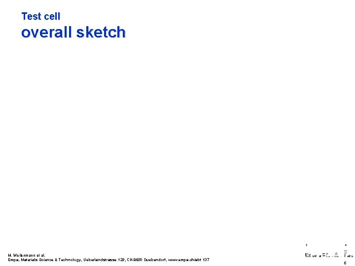 Test cell overall sketch M. Weilenmann et al. Empa, Materials Science & Technology, Ueberlandstrasse