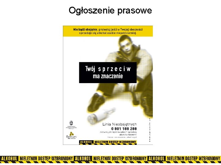 Ogłoszenie prasowe 