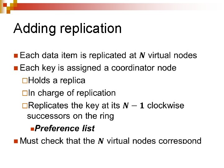 Adding replication n 