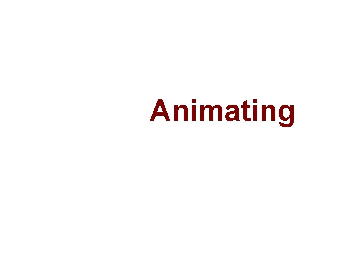 Animating 27 