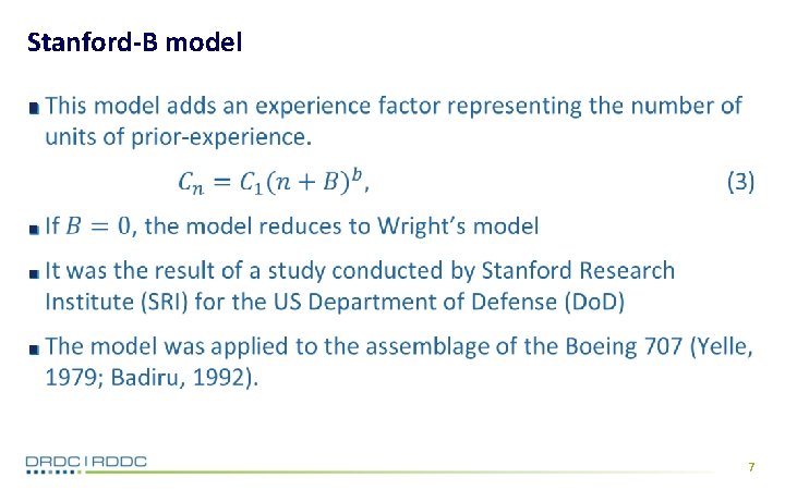 Stanford-B model 7 